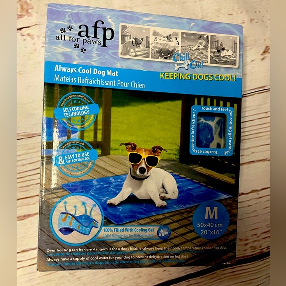 afp Other - AFP Pet Cooling Dog Mat Self Cooling Pad Cushion Keeps Pets Cool Size Medium NIB